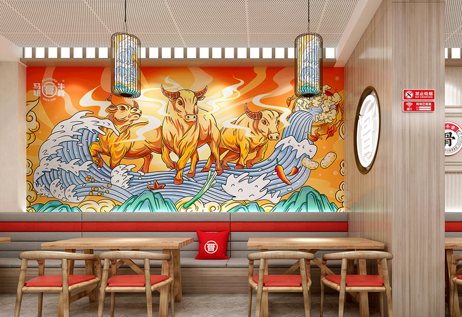 埠村马姐牛骨丨特色餐饮全案
