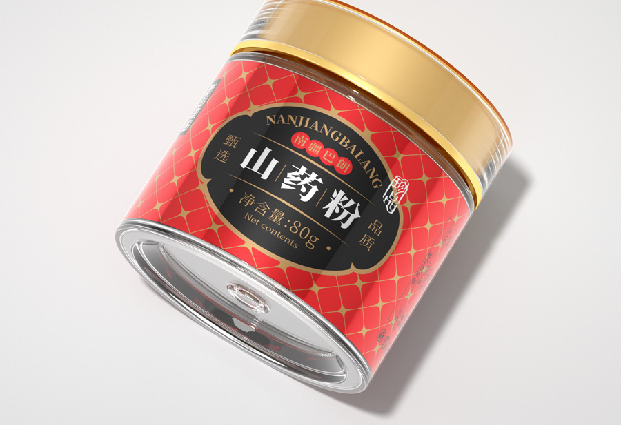 药食同源丨山药粉包装设计