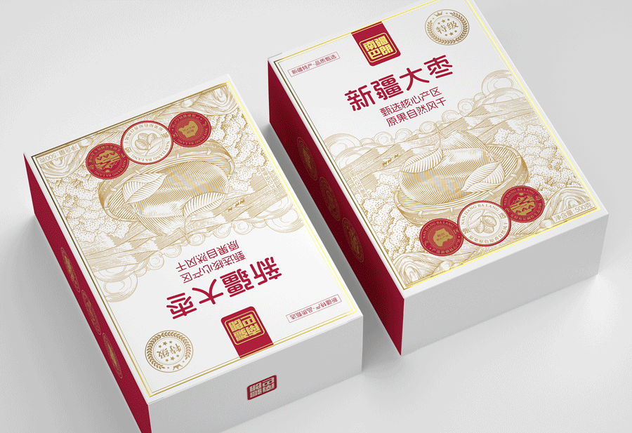 大枣丨插画大枣包装设计