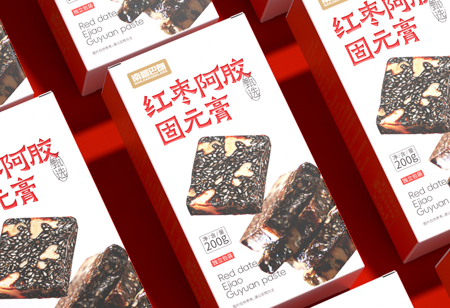 休闲食品丨阿胶糕包装设计